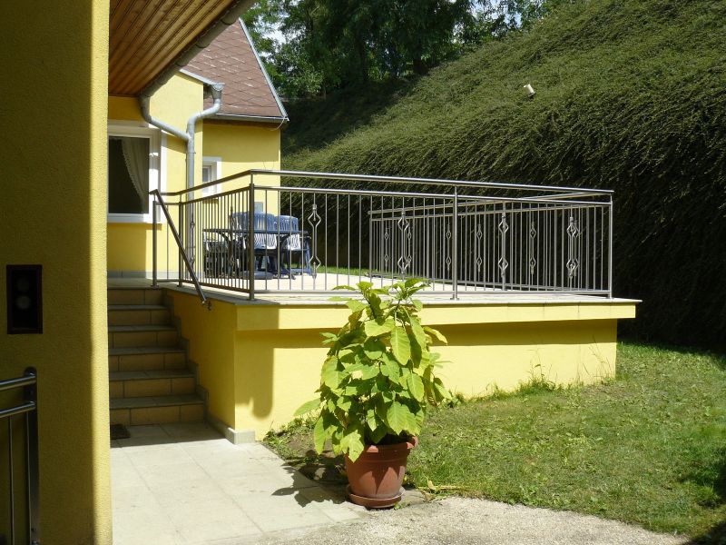 Zábradlí s tyčkami