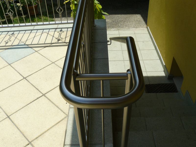 Zábradlí s tyčkami