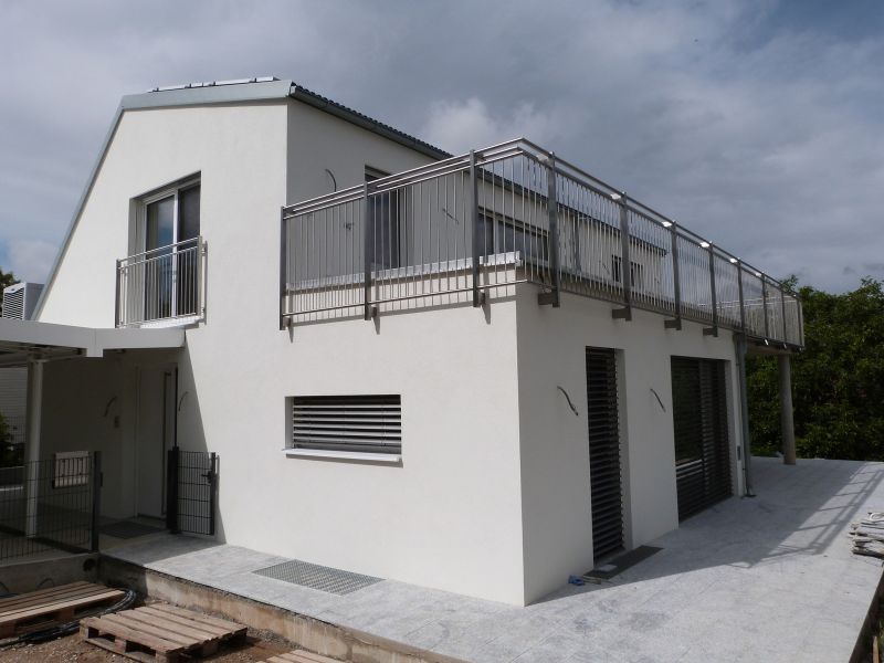 Zábradlí s tyčkami