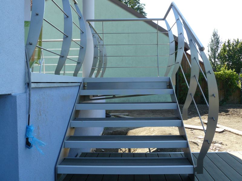 Zábradlí s tyčkami