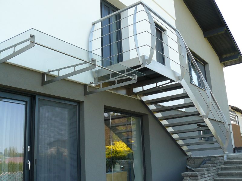 Zábradlí s tyčkami